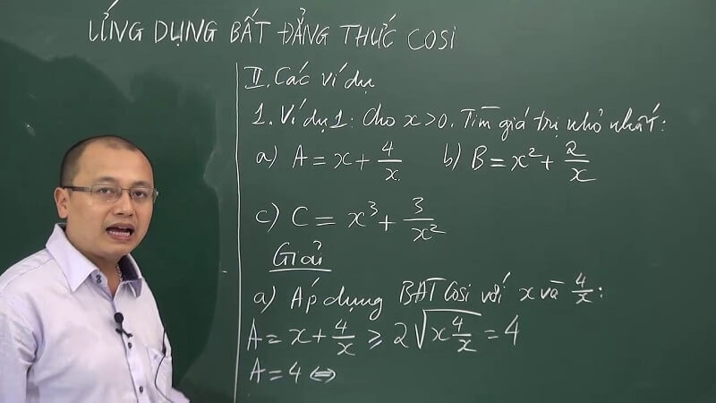 Bất đẳng thức Cosi là gì? Cách sử dụng bất đẳng thức Cô-si
